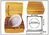 bamboo loose powder case