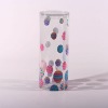 banded edge transparent clear plastic storage acetate gift pet packaging round tube shape box