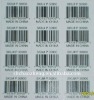 bar code adhesive labels with printing