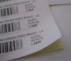 bar code self adhesive stickers/labels