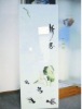 bathroom glass door digital printer