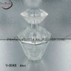 beautiful clear perfume glass bottle with 80ml