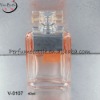 beautiful orange perfume glass bottle with 40ml