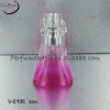 beautiful pink perfume glass bottle with 30ml