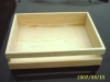 beautiful rectangular natural color wooden tray