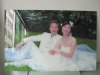 best large format wedding dress pictures on acrylic, glass