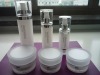 bevel cosmetic acrylic cream jar and acrylic lotion pump bottle,cosmetic packing