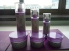 bevel cosmetic acrylic cream jar and acrylic lotion pump bottle,cosmetic packing,cosmetic container