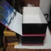 big size good quality wedding foldable paper packing dress box with ribbon or magnet