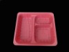 bio fast food tray,made from cornstarch,Compostable!