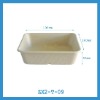 biodegradable disposable bagasse paper tray for meat/fruit/food