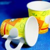 biodegradable handle PE paper cup