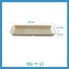 biodegradable sugarcane paper disposable cookie tray with good quality