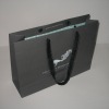 black Paper Bag with strong ribbon handle