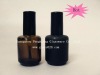 black brown glass nail polish bottle