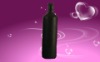 black colour glass olive oil bottle