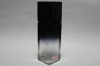 black glass perfume bottle