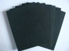 black paper card