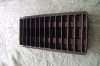 black plastic  blister tray for metal part