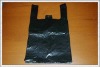 black plastic t-shirt bag