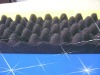 black waved protective sponge