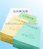 blue color CFB carbonless copy paper with blue image