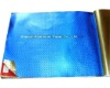 blue paper laminated aluminum foil for decoration