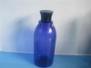 blue pet cosemtic bottle