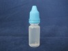 blue pilferproof eye drop bottle