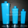 blue square shape shampoo bottle