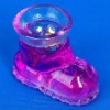 boots shape candle glass cup