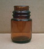 brown glass bottle