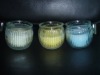 candle glass cup