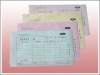 carbonless base paper for printing expense reports