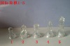 chess glass bottle