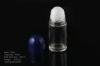 china glass roll on bottles with roll on ball,holder,cap