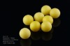 china made plastic hollow PP 18mm yellow cosmetic round rolling balls