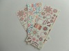 chipboard alphabet sticker