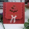 classic red wedding invitation cards-w060