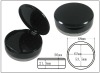 classical black loose powder case