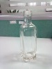 clear 100ml square shape olive oil bottle with alum cap