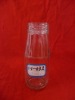 clear Glass Beverage Bottle With Lid