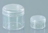 clear PET cosmetic jar