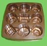 clear PP plastic food tray for mooncake