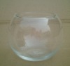 clear blow glass cup