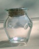 clear candy glass jar