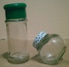 clear condiment glass bottle