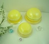 clear domed acrylic cosmetic jar