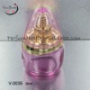 clear empty perfume glass bottles