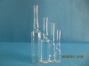 clear glass ampoule